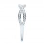  Platinum Platinum Custom Diamond Wedding Band - Side View -  100854 - Thumbnail