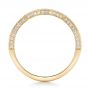18k Yellow Gold 18k Yellow Gold Custom Diamond Wedding Band - Front View -  100854 - Thumbnail