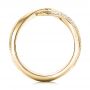 18k Yellow Gold 18k Yellow Gold Custom Yellow And White Diamond Wedding Band - Front View -  101979 - Thumbnail