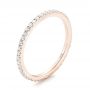 14k Rose Gold 14k Rose Gold Diamond Eternity Wedding Band - Three-Quarter View -  102726 - Thumbnail