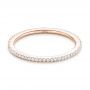 18k Rose Gold 18k Rose Gold Diamond Eternity Wedding Band - Flat View -  102725 - Thumbnail