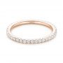 14k Rose Gold 14k Rose Gold Diamond Eternity Wedding Band - Flat View -  102761 - Thumbnail