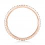 14k Rose Gold 14k Rose Gold Diamond Eternity Wedding Band - Front View -  102726 - Thumbnail