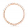 18k Rose Gold 18k Rose Gold Diamond Eternity Wedding Band - Front View -  102761 - Thumbnail