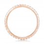 14k Rose Gold 14k Rose Gold Diamond Eternity Wedding Band - Front View -  102761 - Thumbnail