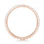 14k Rose Gold 14k Rose Gold Diamond Eternity Wedding Band - Front View -  102764 - Thumbnail