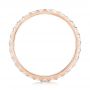 18k Rose Gold 18k Rose Gold Diamond Eternity Wedding Band - Front View -  102765 - Thumbnail