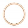 14k Rose Gold Diamond Eternity Wedding Band - Front View -  102824 - Thumbnail
