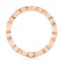 14k Rose Gold 14k Rose Gold Diamond Eternity Wedding Band - Front View -  104132 - Thumbnail