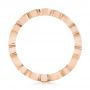 18k Rose Gold 18k Rose Gold Diamond Eternity Wedding Band - Front View -  104132 - Thumbnail