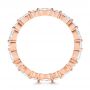 14k Rose Gold 14k Rose Gold Diamond Eternity Wedding Band - Front View -  106641 - Thumbnail