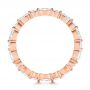 14k Rose Gold 14k Rose Gold Diamond Eternity Wedding Band - Front View -  106641 - Thumbnail