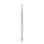 18k Rose Gold 18k Rose Gold Diamond Eternity Wedding Band - Side View -  102726 - Thumbnail