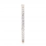 14k Rose Gold 14k Rose Gold Diamond Eternity Wedding Band - Side View -  102761 - Thumbnail