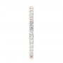 18k Rose Gold 18k Rose Gold Diamond Eternity Wedding Band - Side View -  102764 - Thumbnail