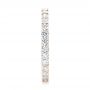 18k Rose Gold 18k Rose Gold Diamond Eternity Wedding Band - Side View -  102765 - Thumbnail