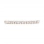 18k Rose Gold 18k Rose Gold Diamond Eternity Wedding Band - Top View -  102726 - Thumbnail