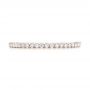 14k Rose Gold 14k Rose Gold Diamond Eternity Wedding Band - Top View -  102726 - Thumbnail