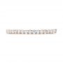 14k Rose Gold 14k Rose Gold Diamond Eternity Wedding Band - Top View -  102761 - Thumbnail