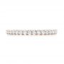 18k Rose Gold 18k Rose Gold Diamond Eternity Wedding Band - Top View -  102764 - Thumbnail