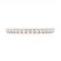 14k Rose Gold 14k Rose Gold Diamond Eternity Wedding Band - Top View -  102764 - Thumbnail