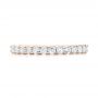 14k Rose Gold 14k Rose Gold Diamond Eternity Wedding Band - Top View -  102765 - Thumbnail