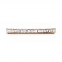 14k Rose Gold 14k Rose Gold Diamond Eternity Wedding Band - Top View -  102818 - Thumbnail