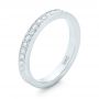  Platinum Platinum Diamond Eternity Wedding Band - Three-Quarter View -  102819 - Thumbnail