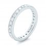  Platinum Platinum Diamond Eternity Wedding Band - Three-Quarter View -  102821 - Thumbnail