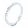 18k White Gold 18k White Gold Diamond Eternity Wedding Band - Three-Quarter View -  102824 - Thumbnail