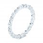 14k White Gold Diamond Eternity Wedding Band