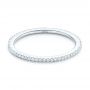 18k White Gold 18k White Gold Diamond Eternity Wedding Band - Flat View -  102725 - Thumbnail