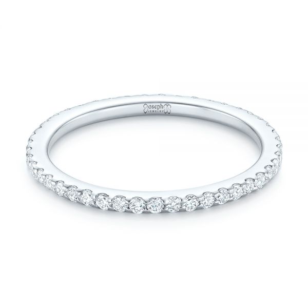  Platinum Platinum Diamond Eternity Wedding Band - Flat View -  102726