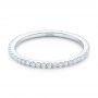 18k White Gold 18k White Gold Diamond Eternity Wedding Band - Flat View -  102726 - Thumbnail