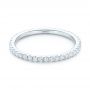 18k White Gold 18k White Gold Diamond Eternity Wedding Band - Flat View -  102761 - Thumbnail