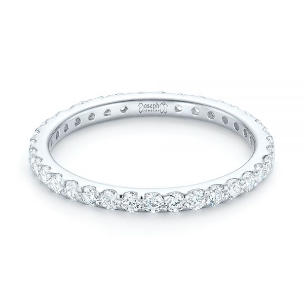  Platinum Platinum Diamond Eternity Wedding Band - Flat View -  102764