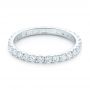 18k White Gold 18k White Gold Diamond Eternity Wedding Band - Flat View -  102765 - Thumbnail