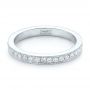  Platinum Platinum Diamond Eternity Wedding Band - Flat View -  102819 - Thumbnail