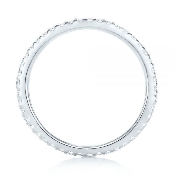  Platinum Platinum Diamond Eternity Wedding Band - Front View -  102726