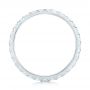 14k White Gold Diamond Eternity Wedding Band - Front View -  102765 - Thumbnail