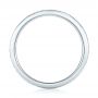 14k White Gold Diamond Eternity Wedding Band - Front View -  102818 - Thumbnail
