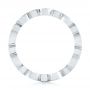 18k White Gold Diamond Eternity Wedding Band - Front View -  104132 - Thumbnail