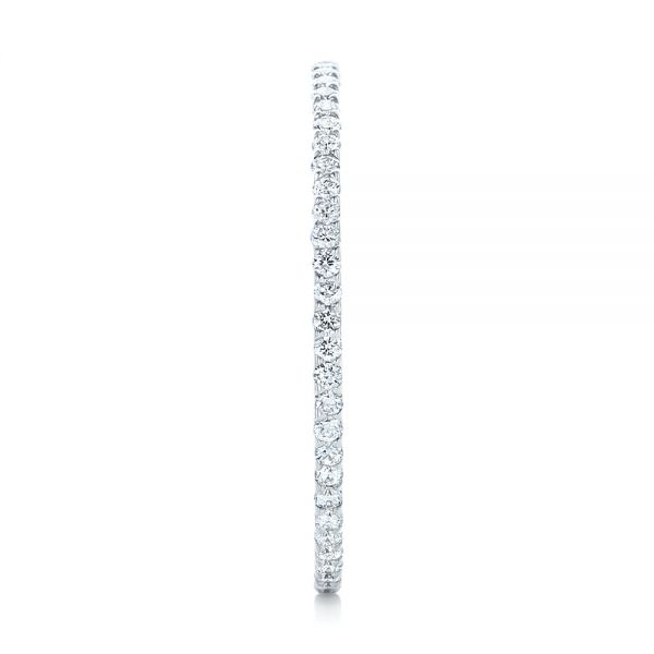  Platinum Platinum Diamond Eternity Wedding Band - Side View -  102725