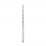 14k White Gold Diamond Eternity Wedding Band - Side View -  102725 - Thumbnail