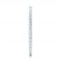 14k White Gold Diamond Eternity Wedding Band - Side View -  102726 - Thumbnail