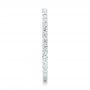 18k White Gold 18k White Gold Diamond Eternity Wedding Band - Side View -  102761 - Thumbnail