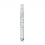 18k White Gold 18k White Gold Diamond Eternity Wedding Band - Side View -  102824 - Thumbnail