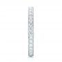 18k White Gold 18k White Gold Diamond Eternity Wedding Band - Side View -  102826 - Thumbnail