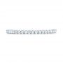 18k White Gold 18k White Gold Diamond Eternity Wedding Band - Top View -  102726 - Thumbnail