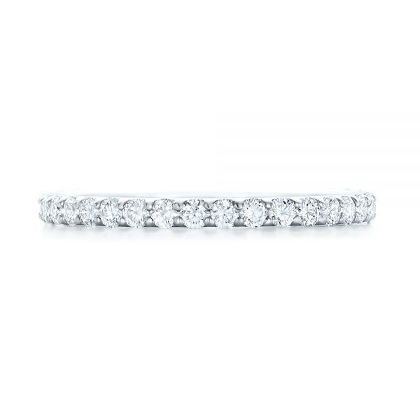  Platinum Platinum Diamond Eternity Wedding Band - Top View -  102764